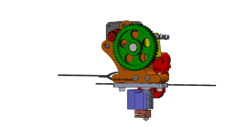 Upgraded X-carriage and extruder V1 (Complete layout)